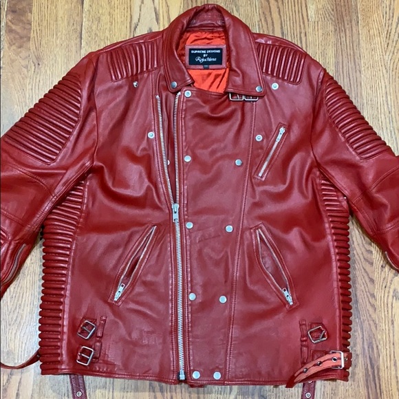 SUPREME DESIGNS leather jacket - Picture 1 of 3